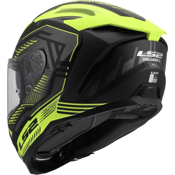 LS2 FF817 Challenger II Dravix Helmet Black/Yellow