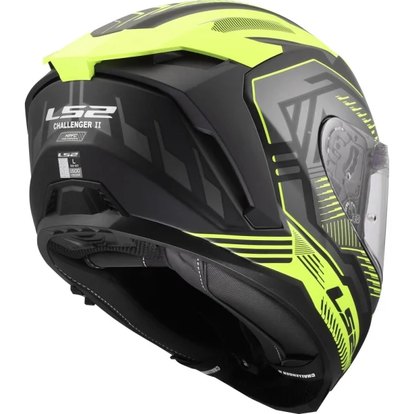 LS2 FF817 Challenger II Dravix Helmet Black/Yellow