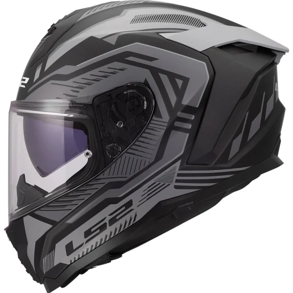 LS2 FF817 Challenger II Dravix Helmet Grey