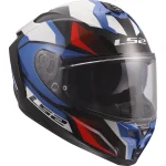LS2 FF817 Challenger II Viper Helmet White/Blue/Red