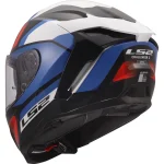 LS2 FF817 Challenger II Viper Helmet White/Blue/Red