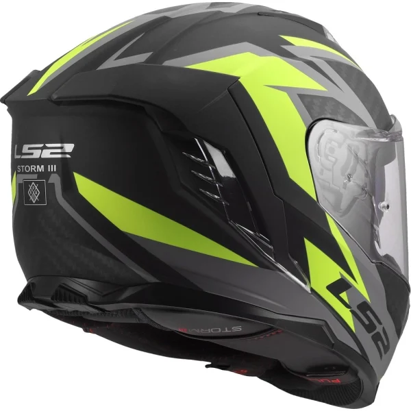 LS2 FF818 Storm III Dynamo Helmet Black/Yellow