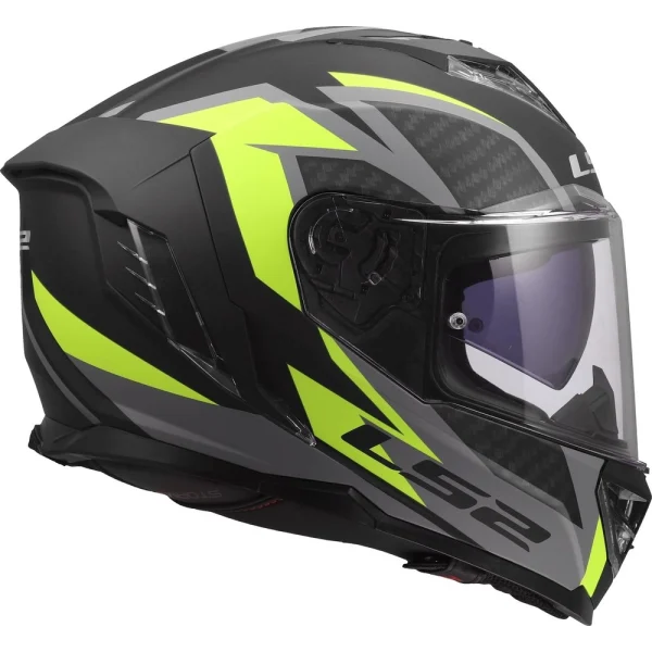 LS2 FF818 Storm III Dynamo Helmet Black/Yellow