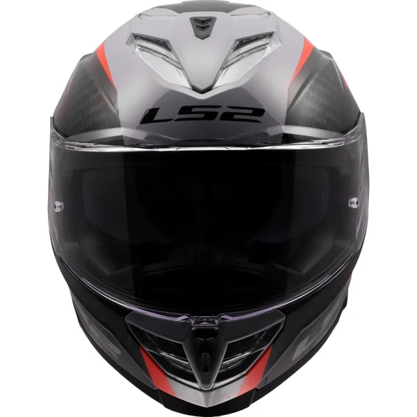 LS2 FF818 Storm III Dynamo Helmet Grey/Red