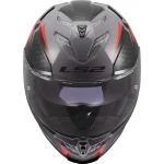 LS2 FF818 Storm III Dynamo Helmet Grey/Red