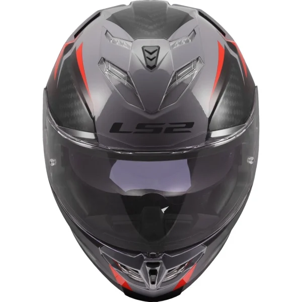 LS2 FF818 Storm III Dynamo Helmet Grey/Red