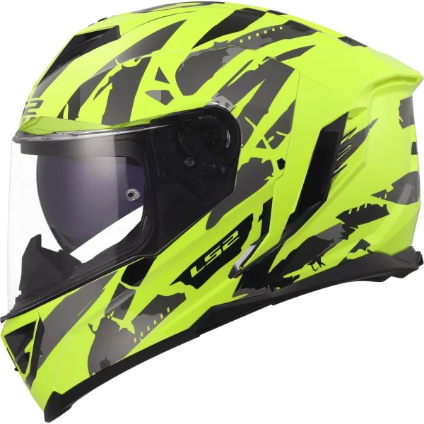 LS2 FF818 Storm III Kaos Helmet Yellow/Black