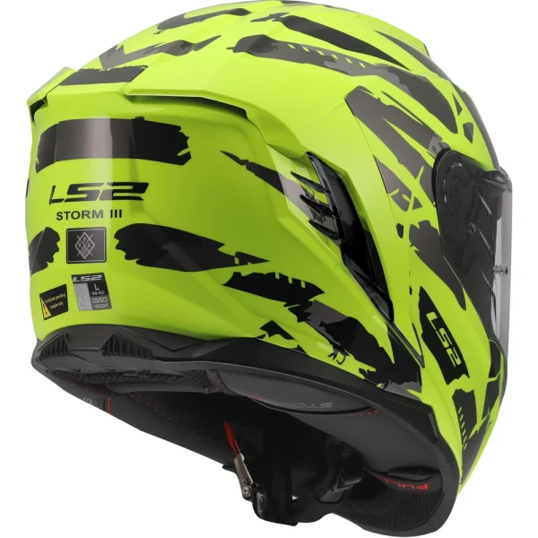 LS2 FF818 Storm III Kaos Helmet Yellow/Black