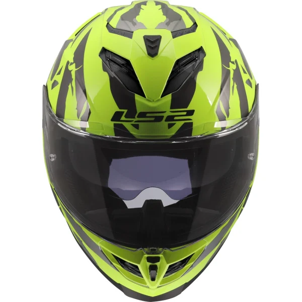 LS2 FF818 Storm III Kaos Helmet Yellow/Black