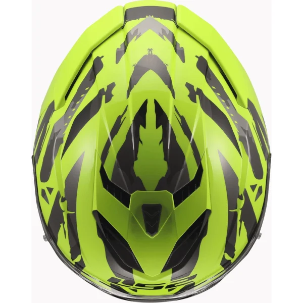 LS2 FF818 Storm III Kaos Helmet Yellow/Black