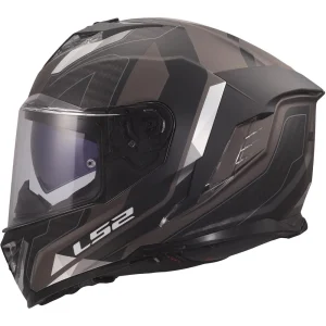 LS2 FF818 Storm III Sporty Helmet Black/Grey, Motoee.com