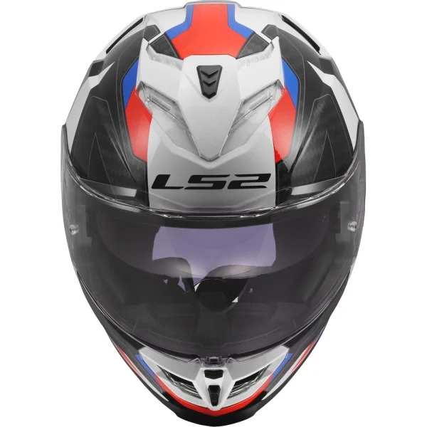 LS2 FF818 Storm III Sporty Helmet White/Blue/Red