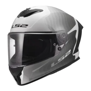 LS2 FF820 Rapid III Flow Helmet White/Grey