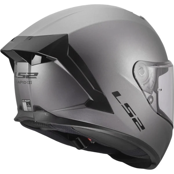 LS2 FF820 Rapid III Helmet Matte Grey
