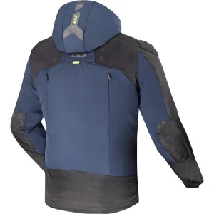 LS2 Zirconium Evo Waterproof Textile Jacket Blue/Black/Yellow, Motoee.com