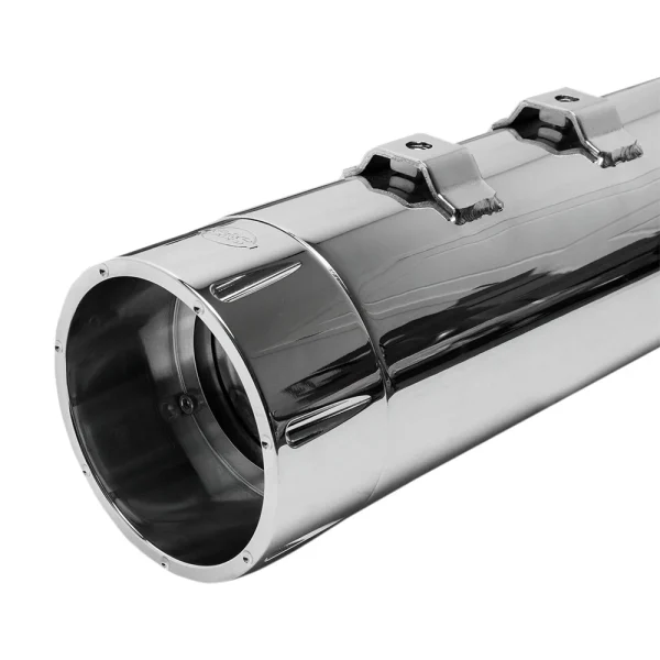S&S Cycle 4-1/2" MK45 Touring Slip-On Mufflers Chrome Tracer