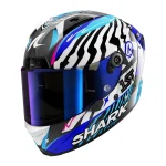 Shark Aeron Speed Fancy Carbon kinnine kiiver valge/sinine