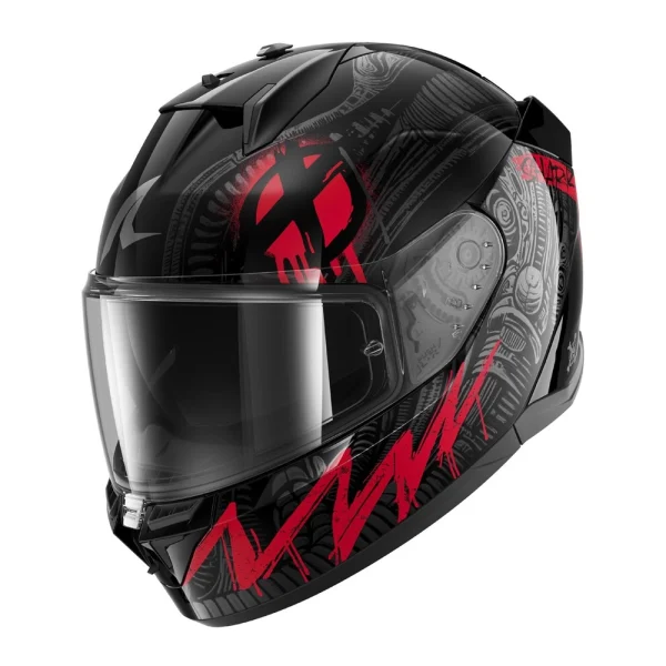 Shark D-Skwal 3 Shiever Helmet Black/Anthracite/Red