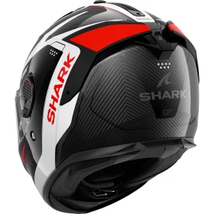 Shark Spartan GT Pro Mekarium Carbon Helmet Carbon/White, Motoee.com
