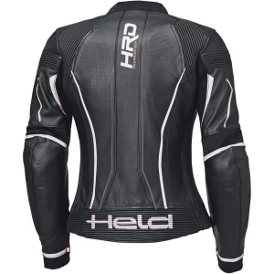 Held Debbie 3 Ladies Leather Jacket Black/White, Motoee.com