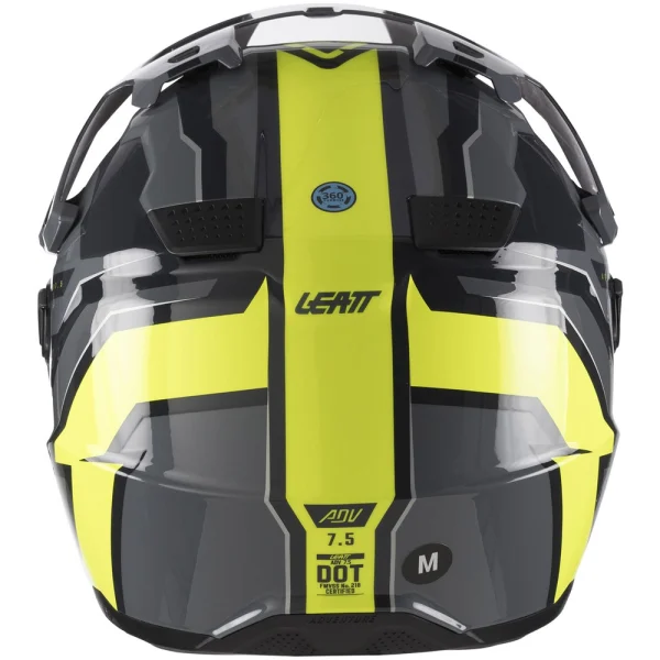 Leatt ADV 7.5 Graphic Helmet with Goggles Yellow