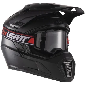 Leatt ADV 7.5 Helmet with Goggles Matte Black, Motoee.com