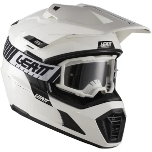 Leatt ADV 7.5 Helmet with Goggles White, Motoee.com