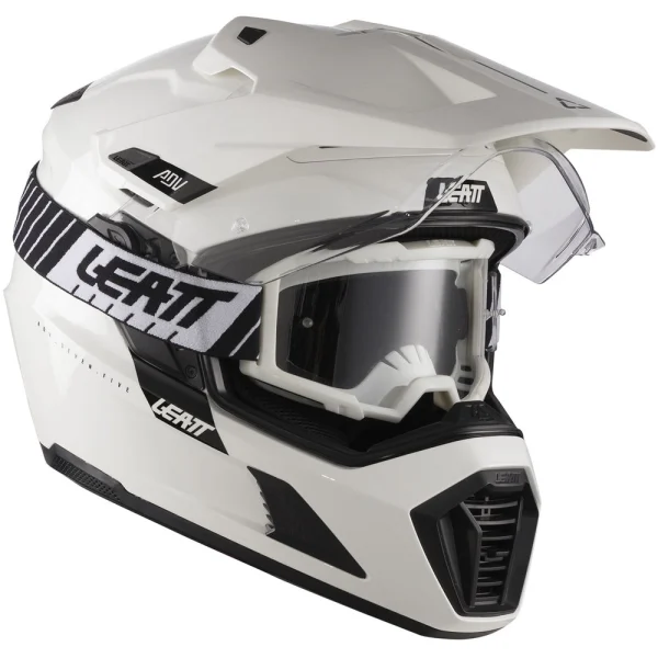 Leatt ADV 7.5 Helmet with Goggles White