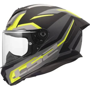 LS2 FF820 Rapid III Hyper Helmet Black/Yellow, Motoee.com