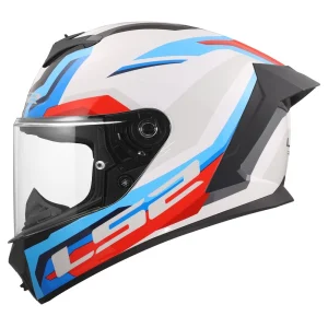 LS2 FF820 Rapid III Hyper Helmet White/Blue/Red