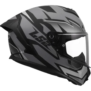 LS2 FF820 Rapid III Xtrem Helmet Black/Grey, Motoee.com