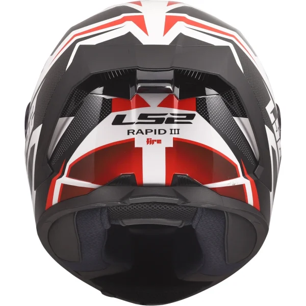 LS2 FF820 Rapid III Xtrem Helmet White/Black/Red