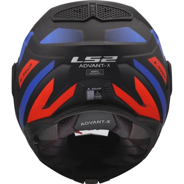 LS2 FF901 Advant X Nova шлем интеграл чёрный/красный/синий