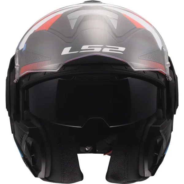 LS2 FF901 Advant X Nova шлем интеграл чёрный/красный/синий