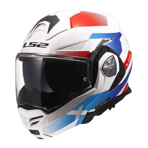 LS2 FF901 Advant X Nova Helmet White/Blue/Red
