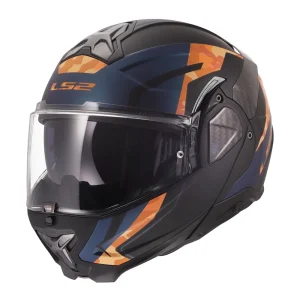 LS2 FF910 Advant II Glide Helmet Black/Orange