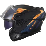 LS2 FF910 Advant II Glide Helmet Black/Orange