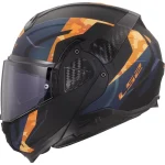 LS2 FF910 Advant II Glide Helmet Black/Orange