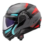 LS2 FF910 Advant II Triple Helmet Grey/Blue/Red