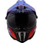 LS2 MX701 Explorer Hexa Enduro Helmet White/Blue/Red