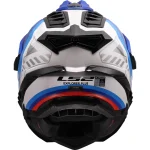 LS2 MX701 Explorer Hexa Enduro Helmet White/Blue/Red