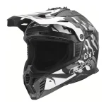 LS2 MX708 Fast II Grotesk MX Helmet Black/Grey