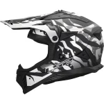 LS2 MX708 Fast II Grotesk MX Helmet Black/Grey