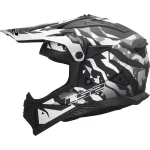 LS2 MX708 Fast II Grotesk MX Helmet Black/Grey