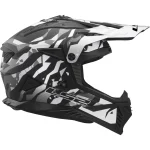 LS2 MX708 Fast II Grotesk MX Helmet Black/Grey