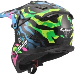 LS2 MX708 Fast II Grotesk MX Helmet Blue/Green