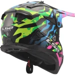 LS2 MX708 Fast II Grotesk MX Helmet Blue/Green