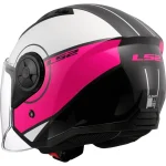 LS2 OF616 Airflow II Cover Jet Helmet White/Pink