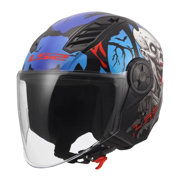 LS2 OF616 Airflow II Zombie II Open-Face Helmet