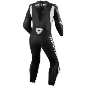 Revit Argon 3 Perforated 1-Piece Leather Suit Black/White, Motoee.com